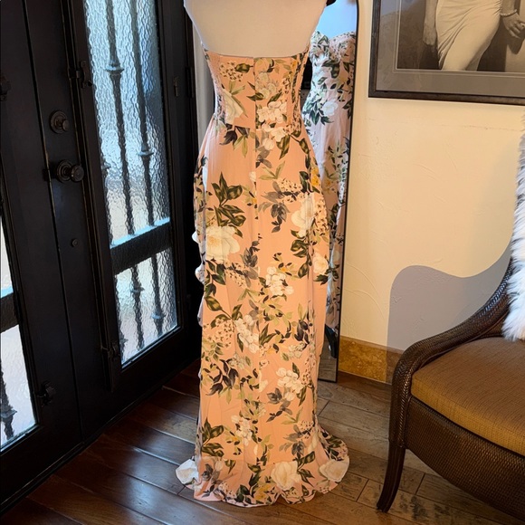 Amanda Uprichard X REVOLVE Eden Gown in Juniper Floral SMALL NWT $301 - Picture 6 of 7